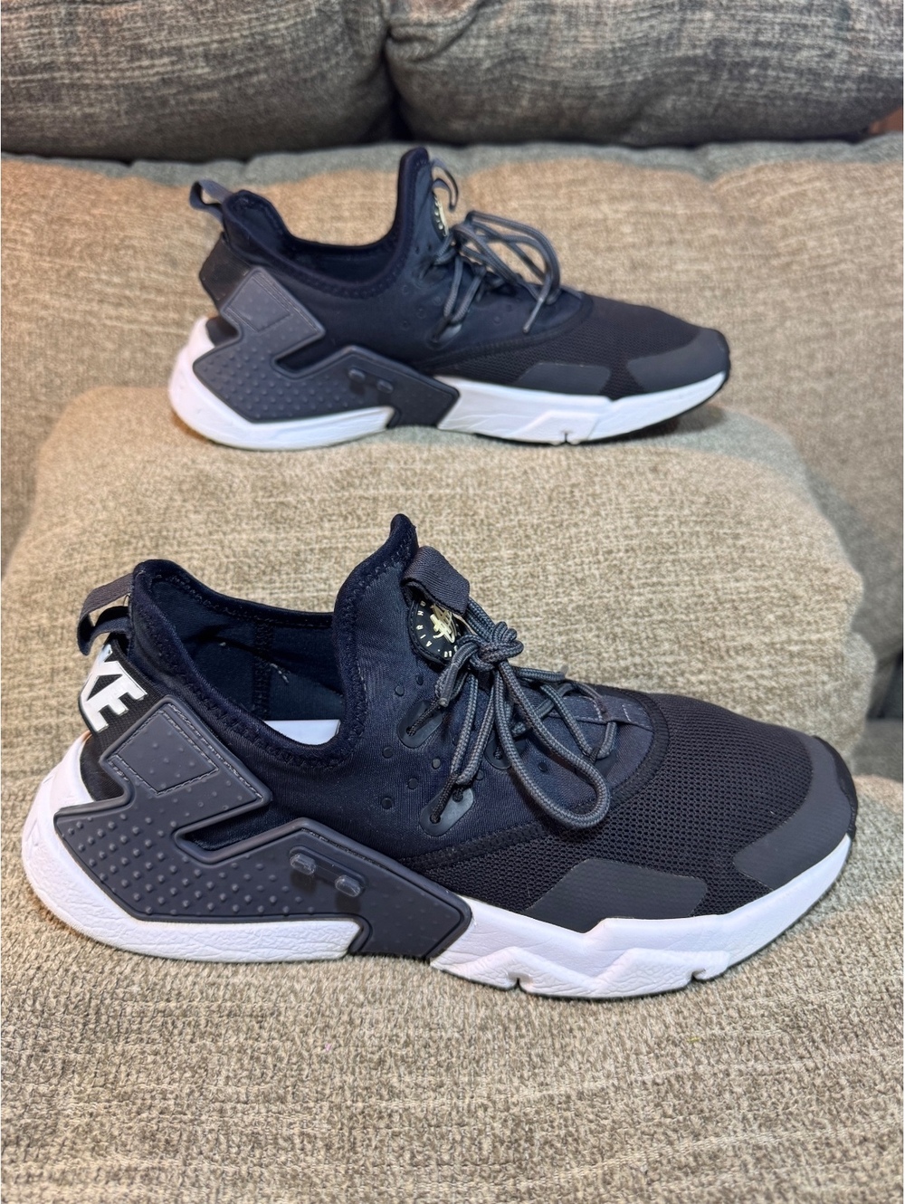 Nike Air Huarache Drift Anthracite Black White Sneakers Men's Size 9